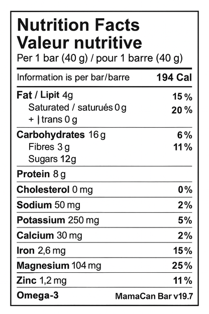 MamaCan Recover Bar - 16 Pack